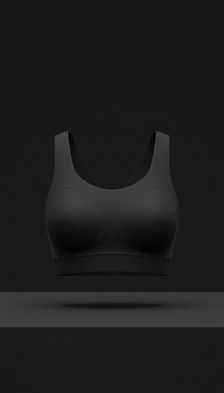 Minimalist Elastane Sports Bra